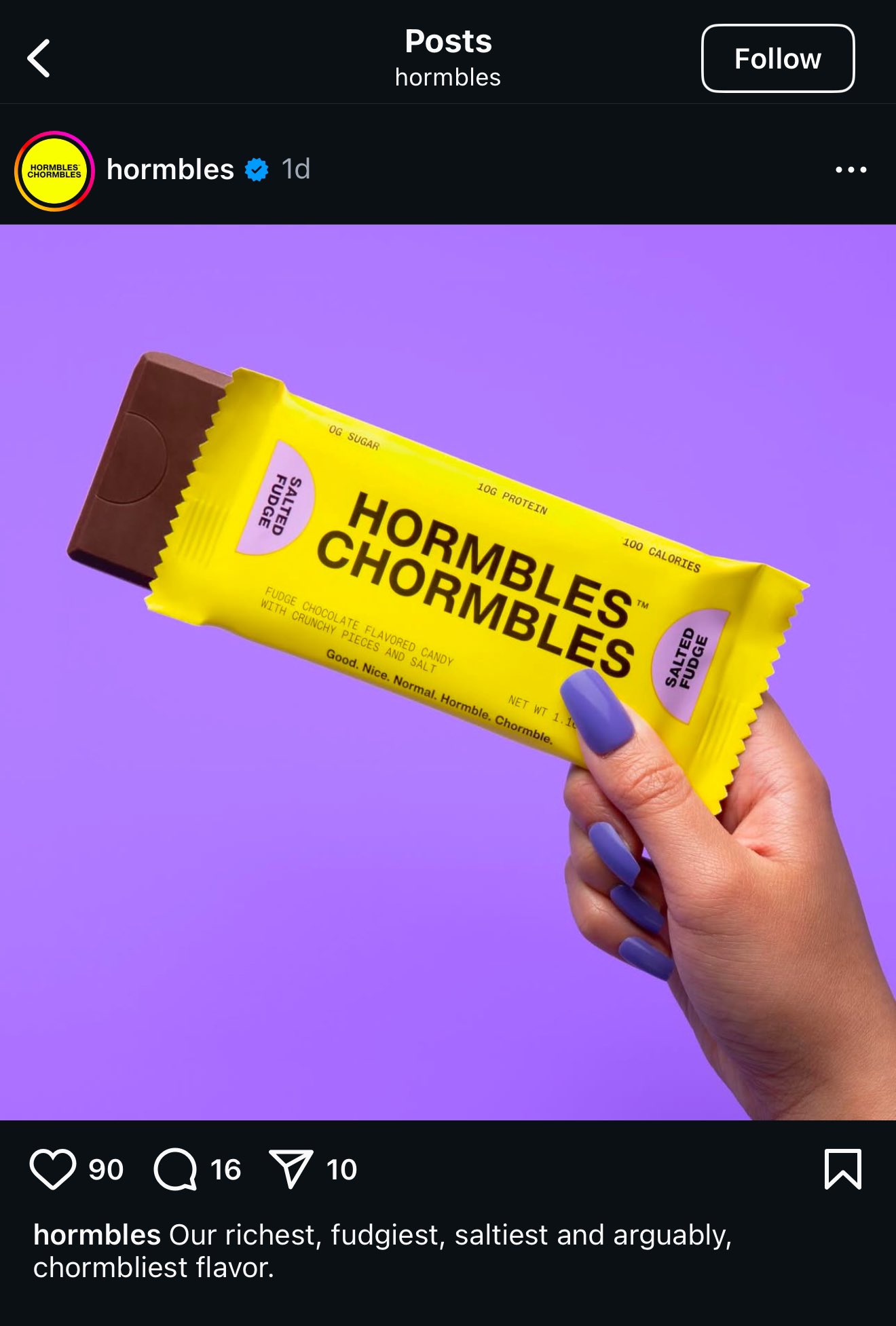 hormbles chormbles (protein chocolate)